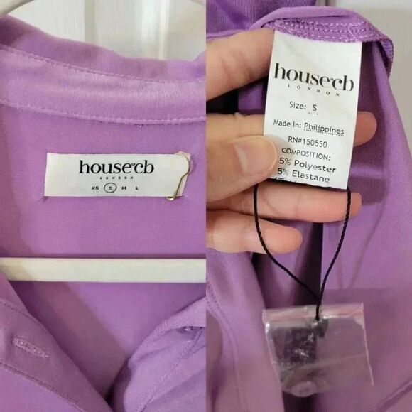 House of CB Martinique Mini Dress in Lilac S - Picture 8 of 8